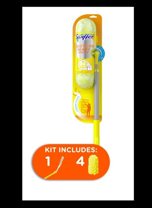 Swiffer Dusters 6’ ft Extender Handle Kit w/ 4 Refills: DOUBLE Ended,ceiling,fan gallery