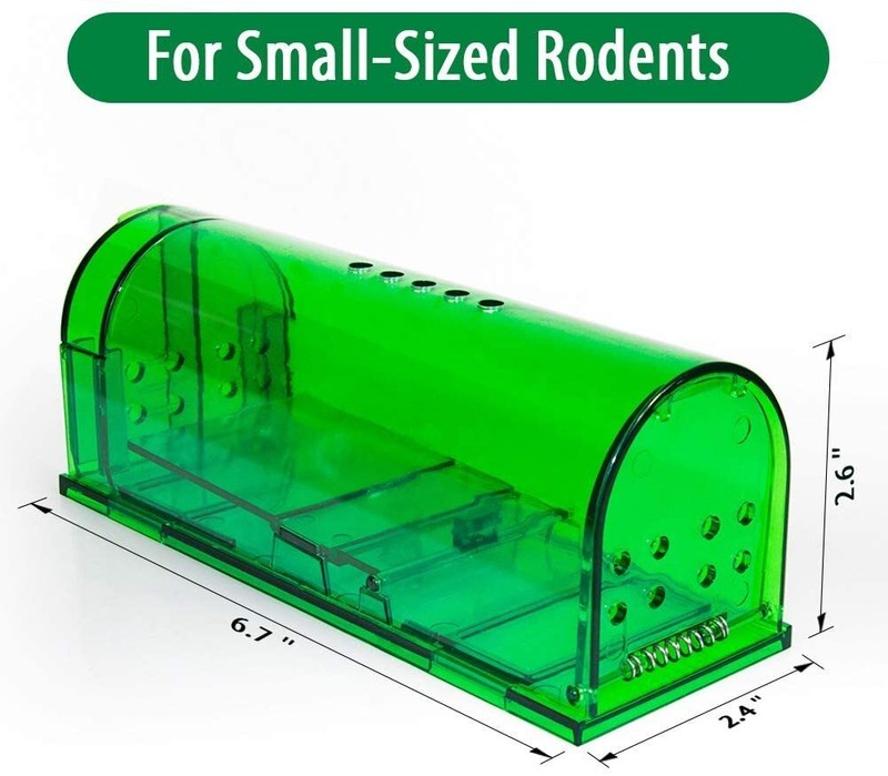 2 Pack Humane Mouse Traps Live Catch & Release No Kill Rat Mice Trap Reusable gallery