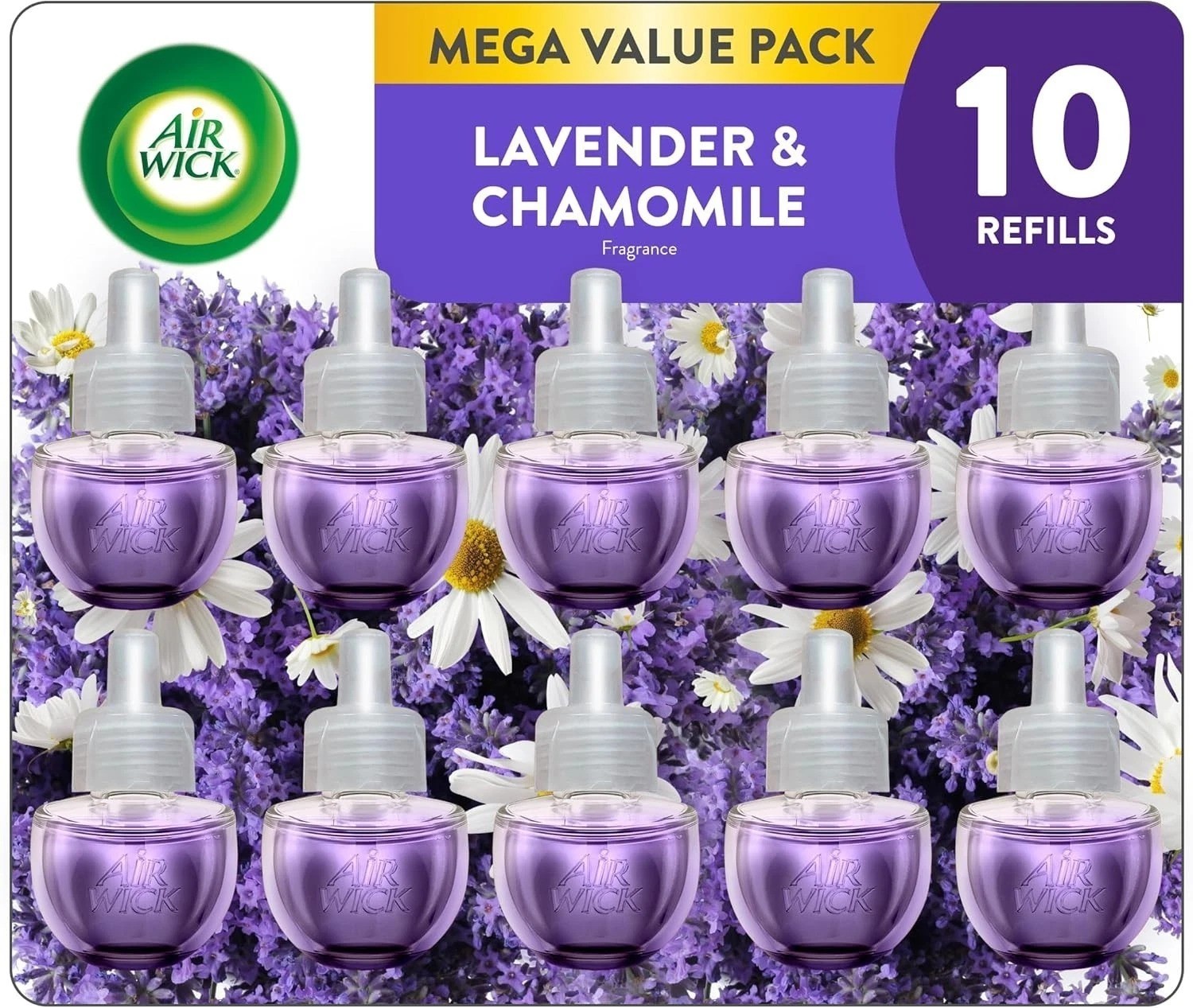 Air Wick Plug-In Scented Oil Refill 10ct Lavender & Chamomile Air Freshener gallery