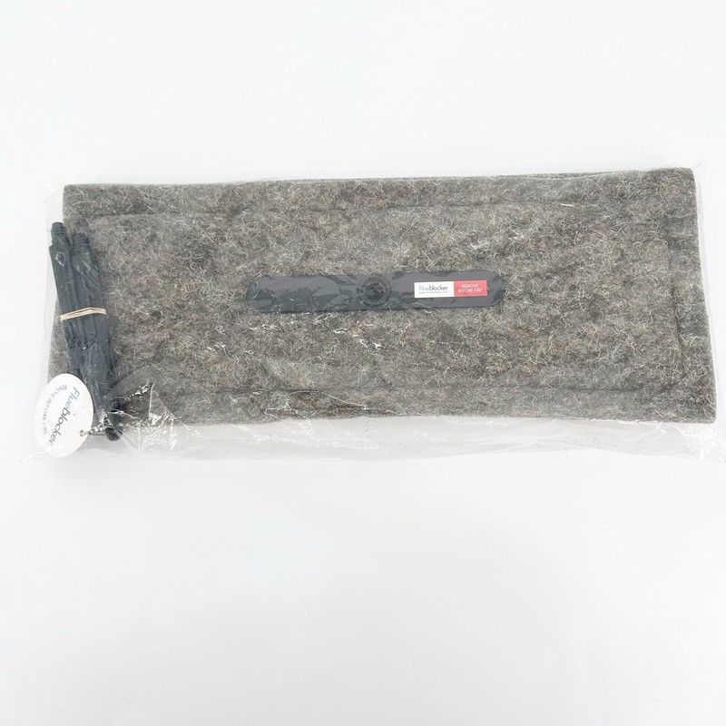 Flueblocker Chimney Flue Fireplace Draft Stopper 7" x 19" Wool Insulator gallery