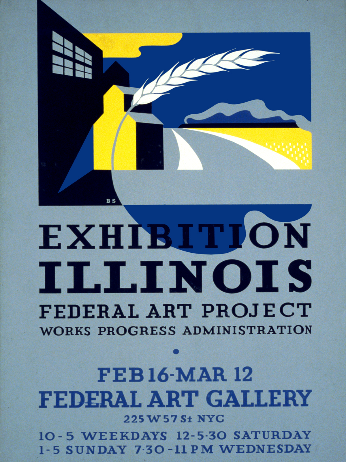 Exhibition federal Project Decor Poster. Fine Graphic Art. Interior Design. 2134 gallery
