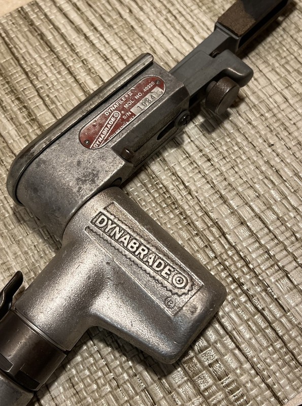 DYNABRADE 40320 - Dynafile Belts Sander 20,000 RPM Parts / Repair (3E) gallery
