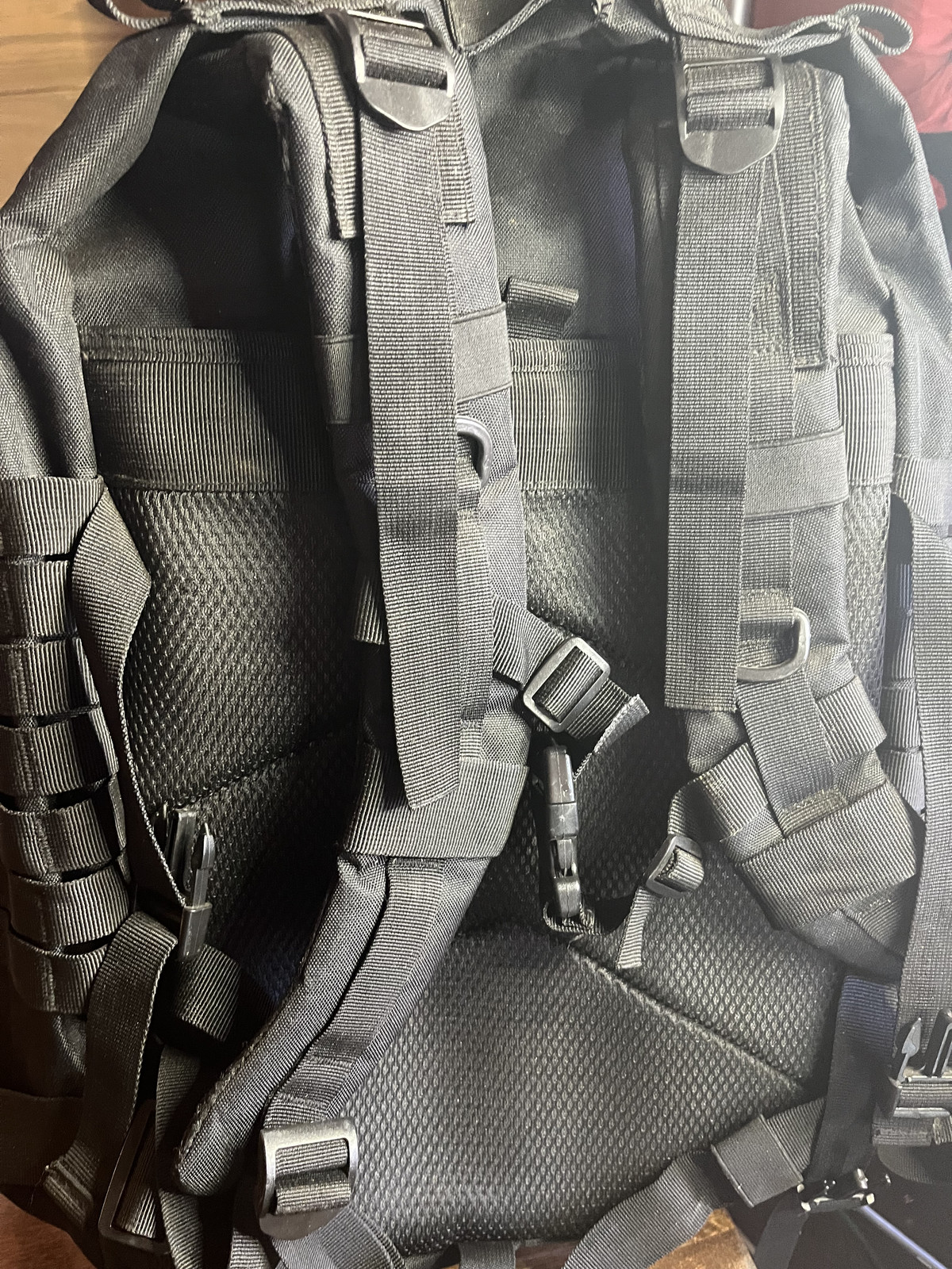 Serremo Deploy Backpack Pitch Black 45L Capacity Molle Panel Used Excellent 