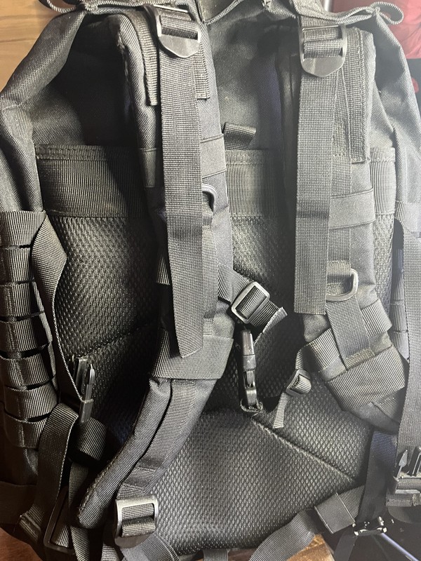 Serremo Deploy Backpack Pitch Black 45L Capacity Molle Panel Used Excellent
