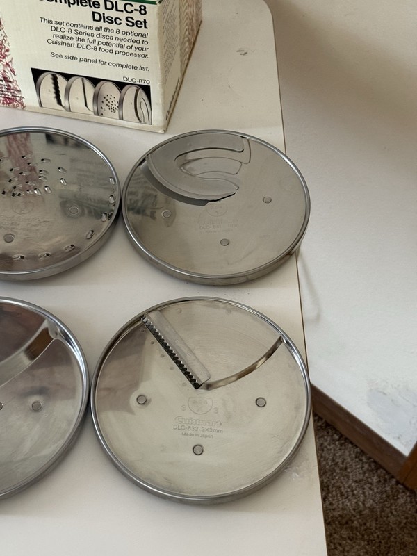 Cuisinart DLC-870 Complete 8pc Replacement Disc Blades DLC8 (DLC10 & Custom 11) gallery