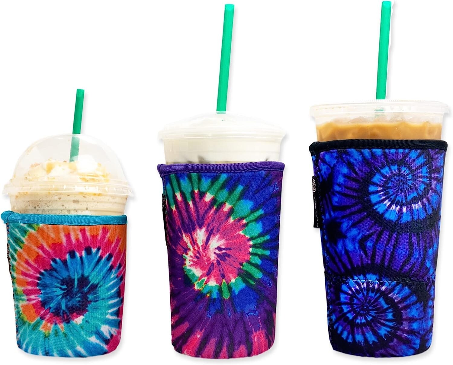 Baxendale Iced Coffee Sleeves for Cold Drink Cups - 3 Pack Reusable Neoprene gallery
