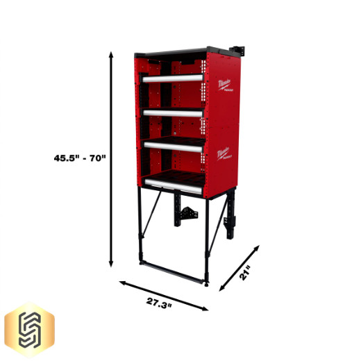 Milwaukee 48-21-8070 PACKOUT Rack Kit – Heavy-Duty Wall Storage, 50 lb Capacity gallery