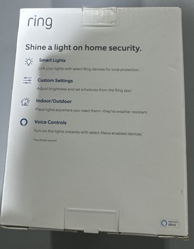 Ring Smart Lightbulb Dimmable Neutral White PAR38 LED Bulb Black New gallery