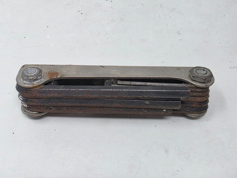 Eklind Tool No.91 Folding Hex Key Set 5/64 - 1/4 Made In USA Chicago gallery