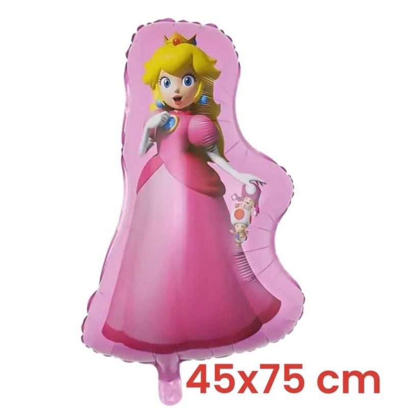 (6 Pack) Super Mario Princess Peach Balloon Pink Birthday Party Decoration gallery