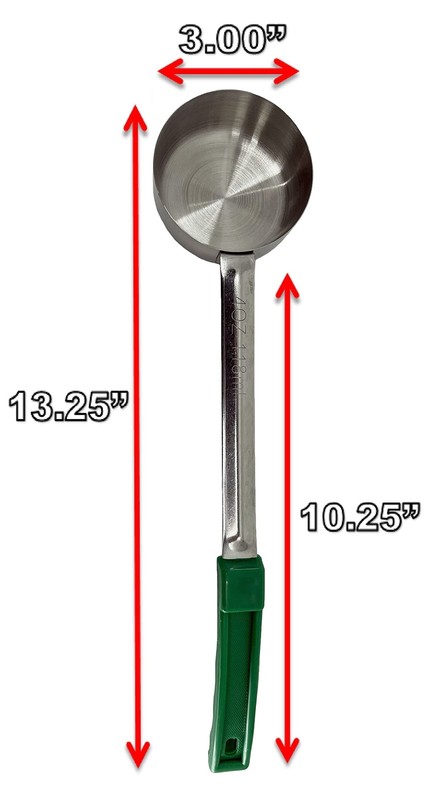 Stainless Steel Portion Control Serving Spoons | Combo Packs (2oz, 4oz, 6oz S... gallery