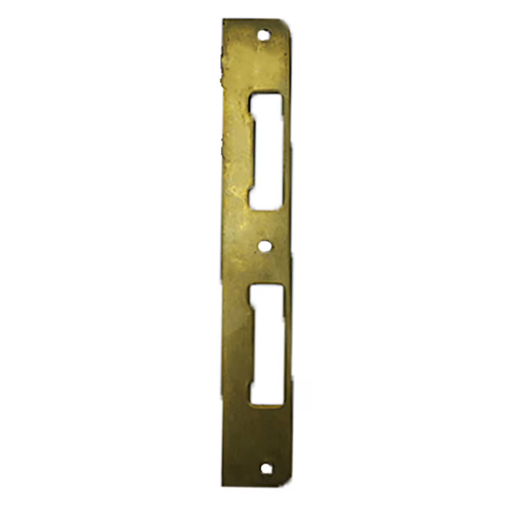 Latch & Deadbolt Strike Plate – 1.30 x 8.82 Flat – Polished Brass gallery