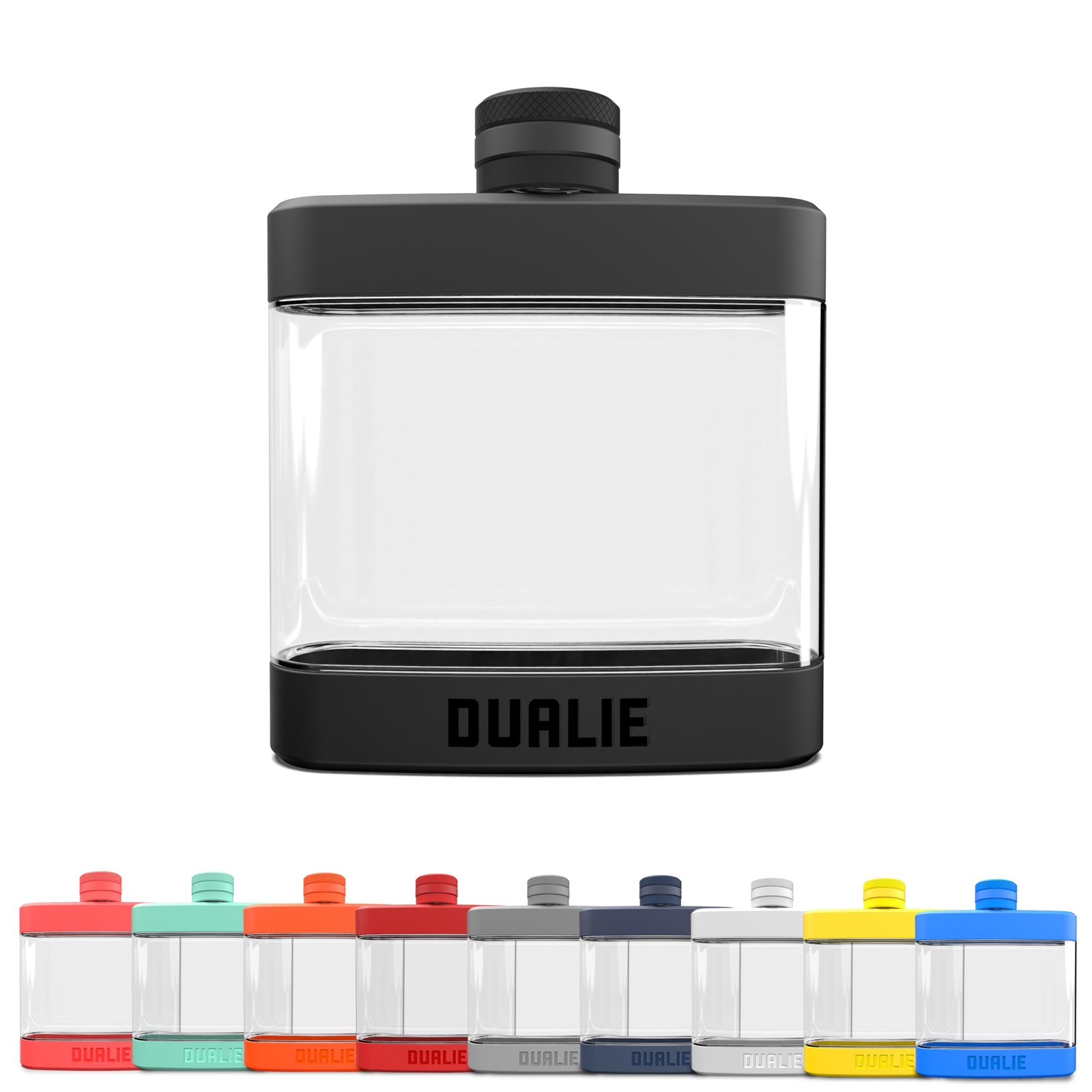 Hip Flask for Liquor Undetectable Shatterproof Clear Alcohol Flasks 6 Oz gallery