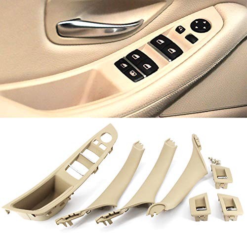 FEXON Beige Window Switch Armrest Panel, Inner Door Pull Handle Trim Cover