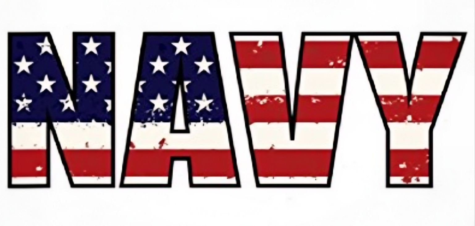U.S. Navy American Flag Style Multicolor Vinyl Decal - Self-Adhesive Sticker gallery