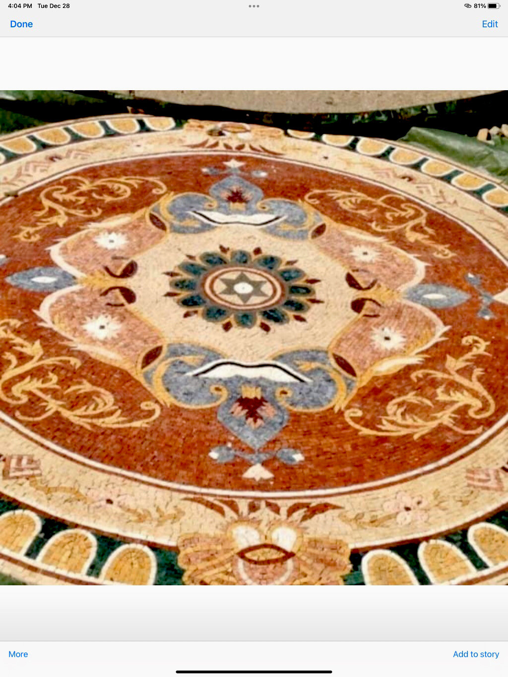 Marble Mosaic Floor From Syria gallery
