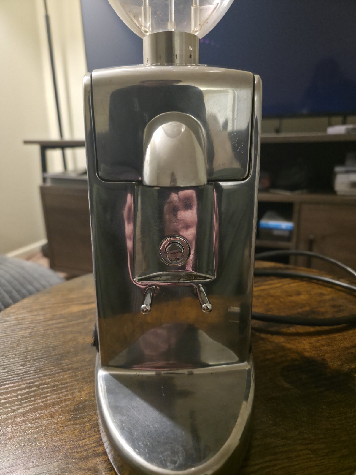 Ascaso I1 Mini Grinder - Polished Aluminum- 54mm Flat Burr Grinder gallery