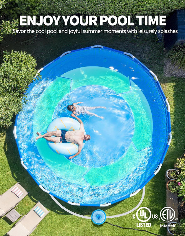 Standard Series above Ground Pool Filter Pump - 800 GPH Flow Rate | Rapid Circul gallery