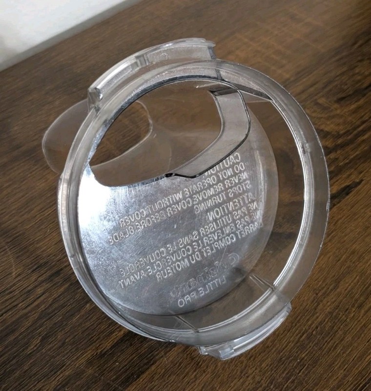 Cuisinart Little Pro Plus Processor Work Bowl Lid Only DLC-504TX gallery