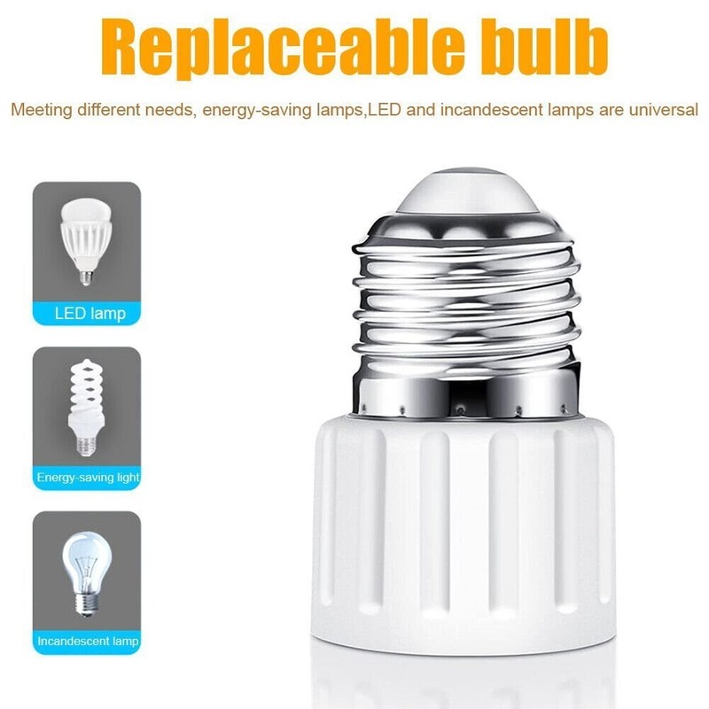 2-4 PACK Light Socket Plug Adapter,3 Prong Light Socket to Plug Adapter, E26/E27 gallery