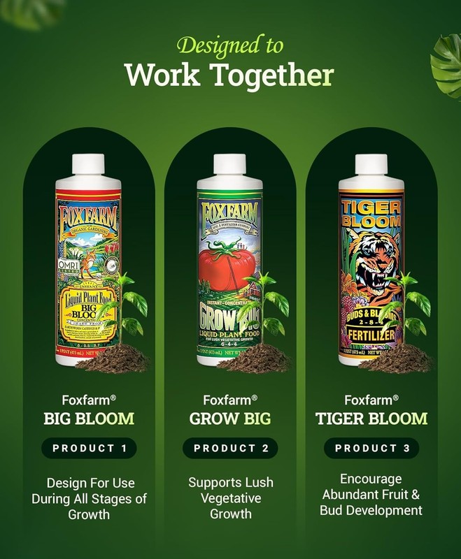 Fox Farm Liquid Nutrients Kit - Boosts Plant Growth & Blooms gallery