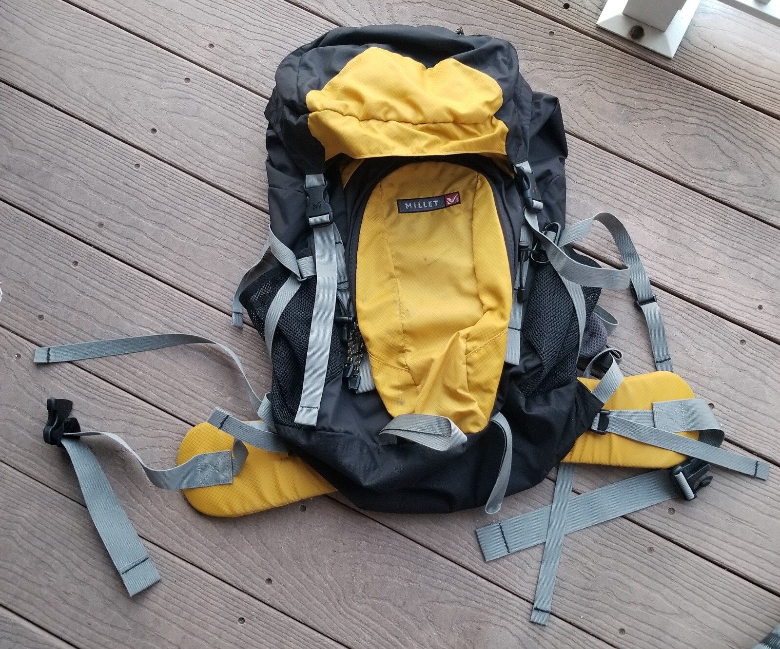 Millet Hiking Backpack Gold & Black
