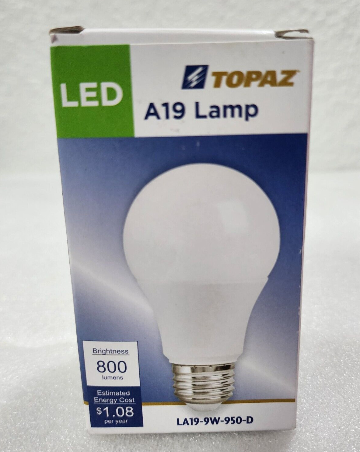 Topaz 9-Watts A19 Dimmable LED Lamp 2700K, 90CRI gallery