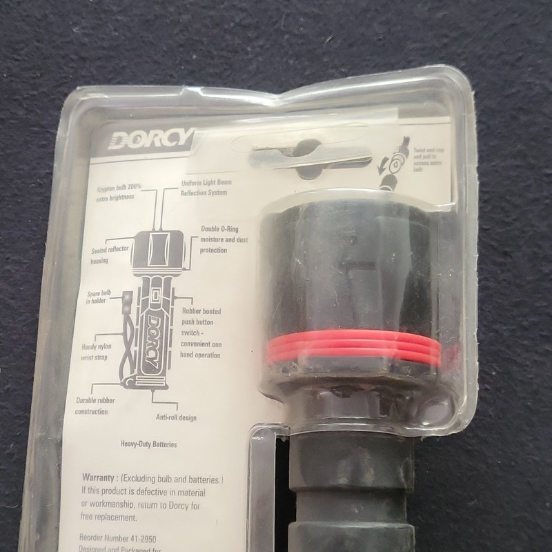 Rubber Waterproof Flashlight, 2 AA Batteries Included gallery