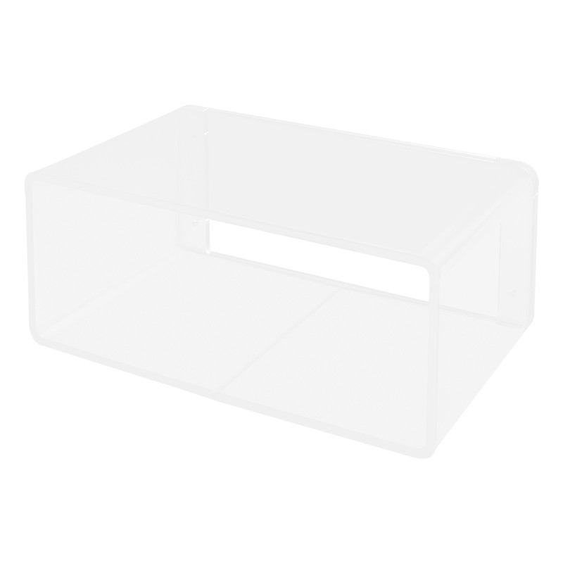 Wall-Mounted Bedside Table Acrylic Floating Nightstand No Assembly Required gallery