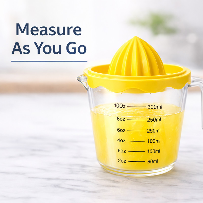 Orange Lemon and Lime Juicer and Reamer Squeezer and Strain Measured Amounts gallery