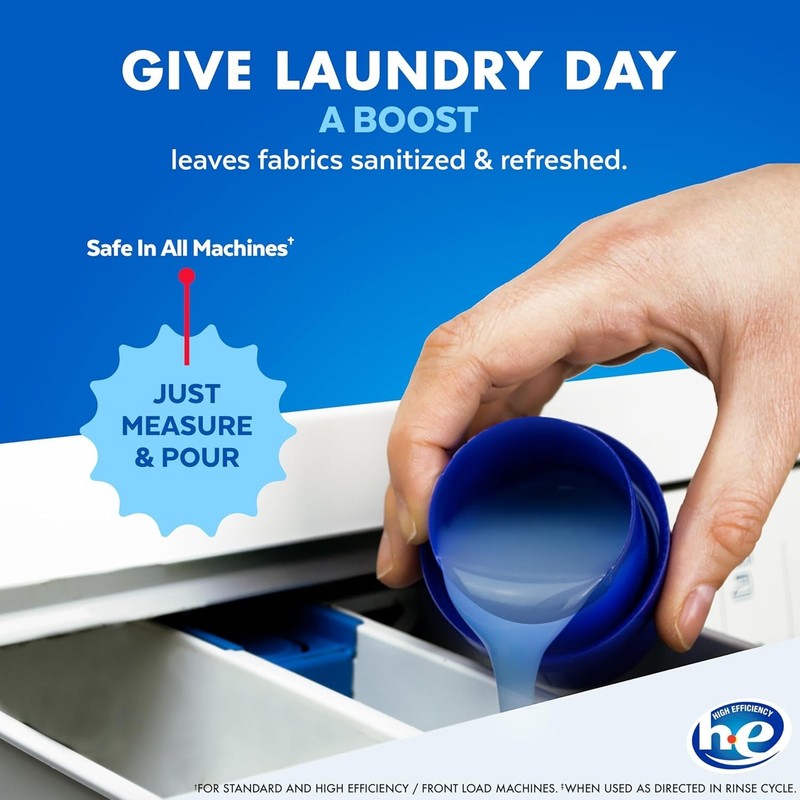 Laundry Sanitizer Additive, Free & Clear, Free from Fragrance and Dyes, 0% Bleac gallery