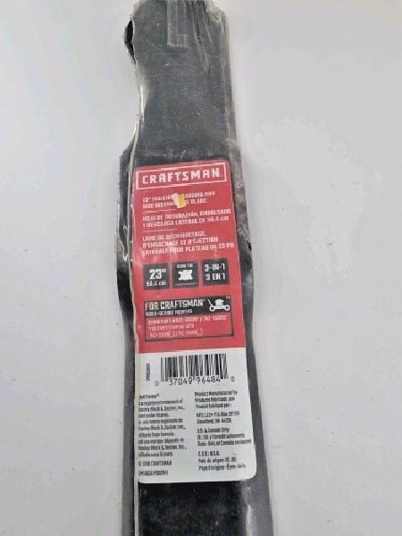 CRAFTSMAN 23" MOWER DECK BLADES BOW -TIE 3 in 1 Part # 942-0519/742-0519 gallery