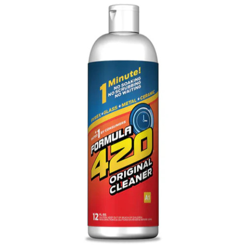 Formula 420 Original Cleaner 12oz 1 Min Rinse Pyrex Glass Metal Ceramic - 2PACK gallery