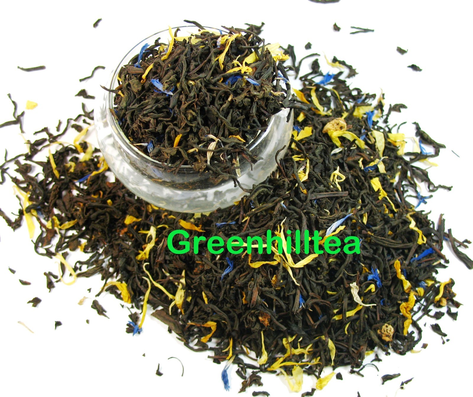 Blue lady natural flavored black tea loose leaf tea 1/2 LB bag gallery