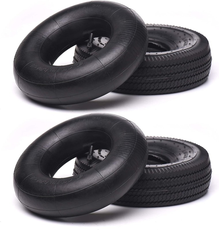 Versatile 10-Inch Utility Tire Combo - Heavy-Duty Replacement, Multi-Terrain Use gallery