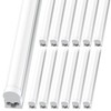 T5 4FT LED Shop Light Plug Power Cord 6500K 2200lm 20W Linkable Light Fixture gallery