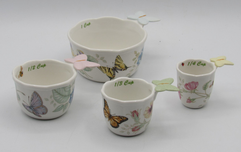 Lenox Butterfly Meadow Measuring Cup Set of 4 New in Box gallery