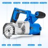 Toe Kick Saw EKS85, 3-3/8 In. Blades, 2 Alloy Blade for Woods, 1 Diamond Blade f gallery