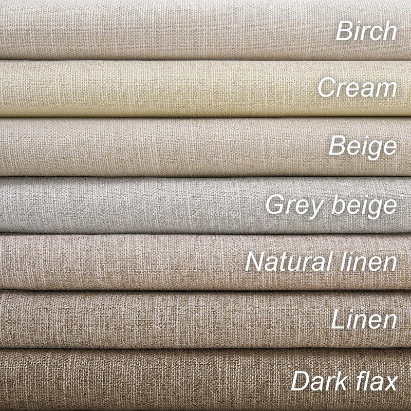 94 Inches Long Custom Ceiling Cream White Blackout Beige Curtains, Light Blockin gallery