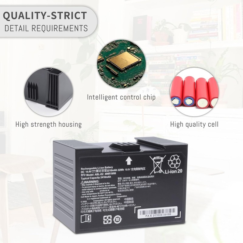 ABL D2A ABL D2 Battery for iRobot Roomba j7 i4 j8 j7 j7 j7550 i4 i4 i4 Plus gallery