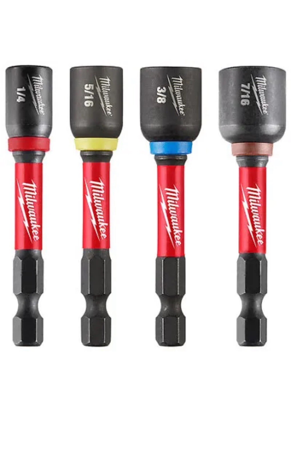 Milwaukee Tool 49-66-4566 4 Pc. Shockwave Impact Duty 2-9/16 In. Magnetic Nut gallery