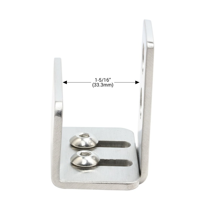 Sliding Barn Door Floor Wall Mount C Guide Adjustable Hardware Part gallery