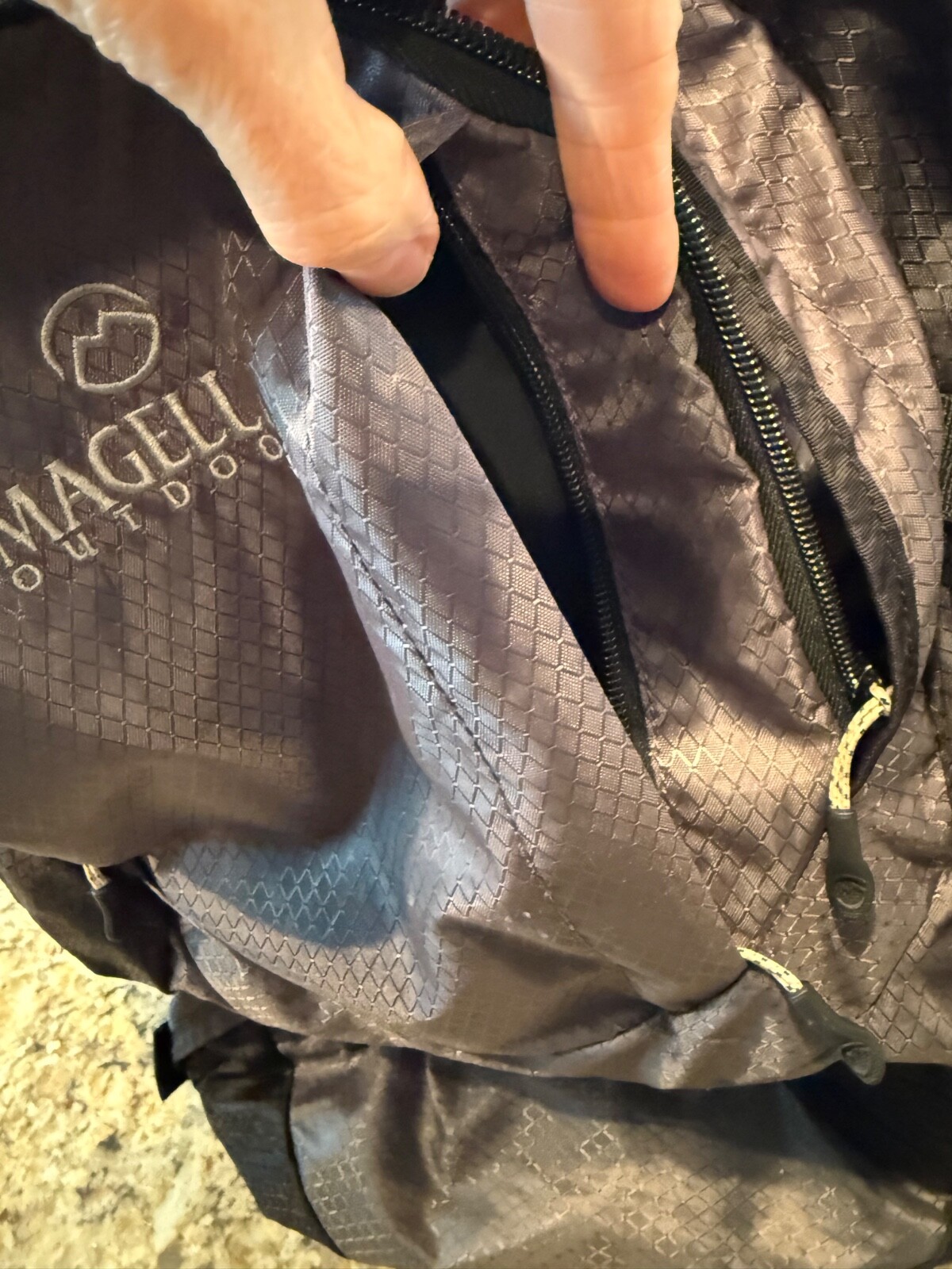 Magellan Outdoors Black and Grey Backpack 4