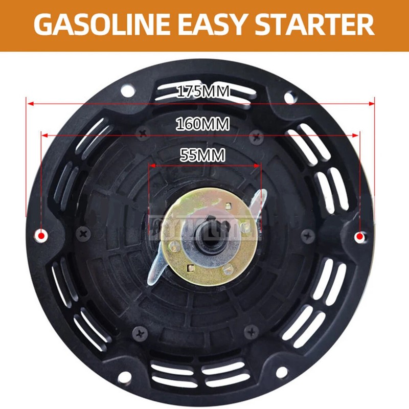 Gasoline Engine Generator Conversion Easy Starter Hand Crank No-pull Starter gallery