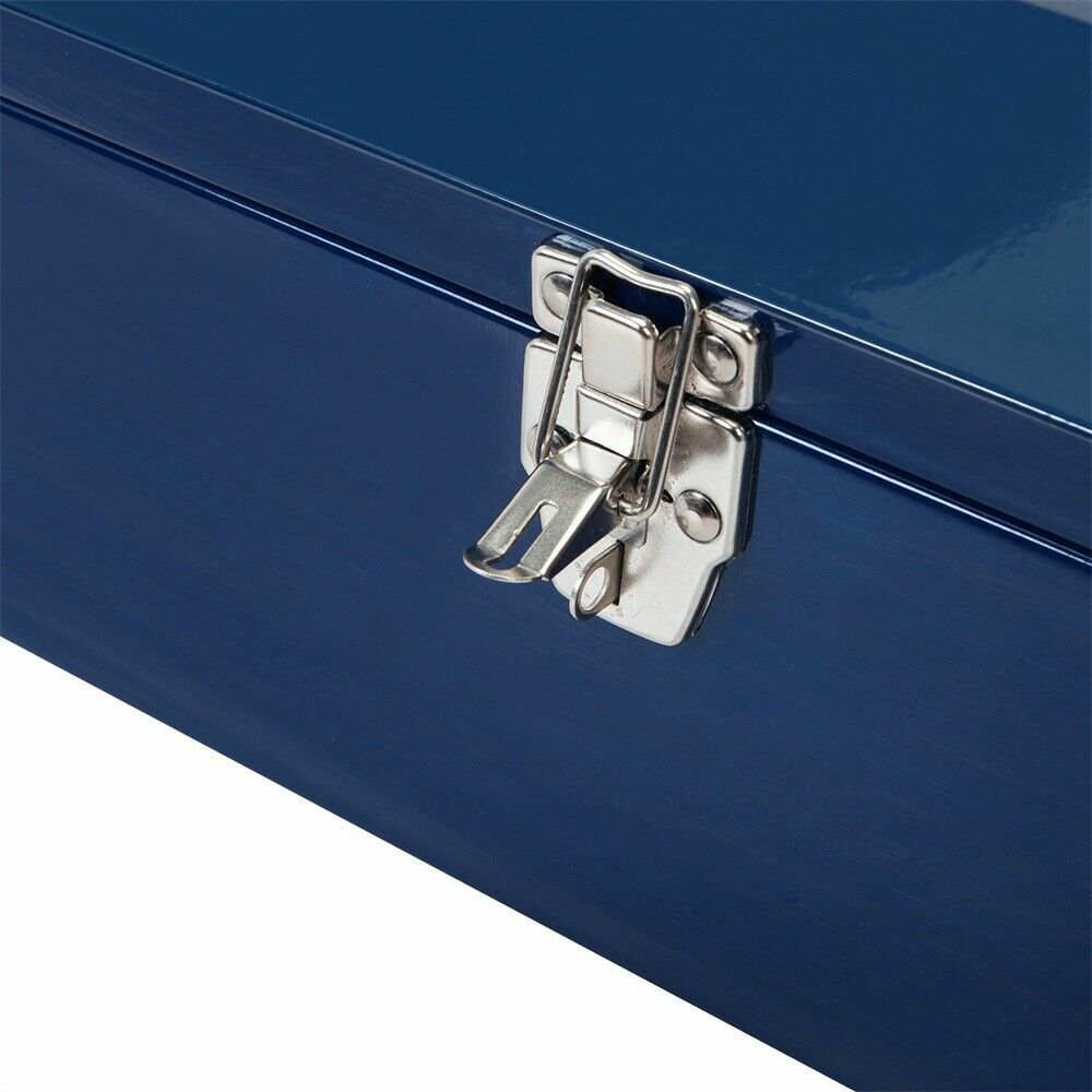 16"/19" Metal Tool Box Storage Tray Bin Heavy Duty Workshop Tool Parts Organizer gallery