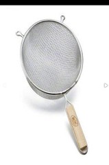 TableCraft 99 Double Mesh 10.25″ Strainer with Wooden Handle