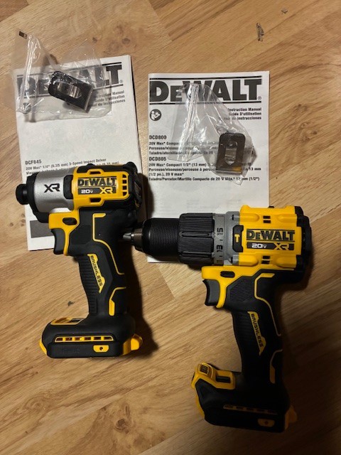 DEWALT DCK250 XR 20V MAX Brushless Compact Impact & Hammer Drill Combo Kit gallery