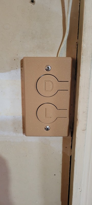 White Cover for Wayne Dalton Wall Station 309961 3976 Garage Door Opener Control gallery