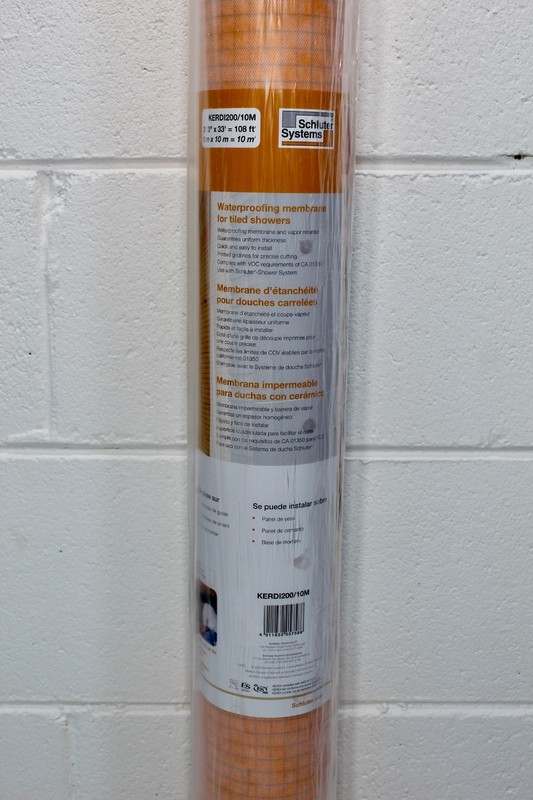 Schluter Kerdi Waterproof Membrane, 108 Sq Ft. 3ft 3in X 33 ft. KERDI 200/10M gallery