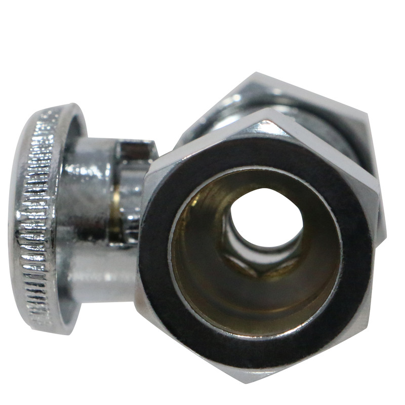 1) 5/8" OD X 5/8" OD COMPRESSION STRAIGHT BALL VALVE, 1/4 TURN, LEAD FREE BRASS gallery